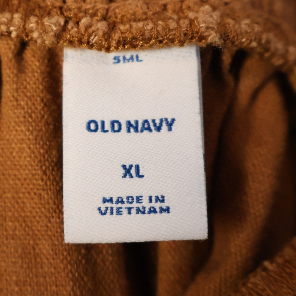 Old Navy Linen Blend Cami Jumpsuit Wide Leg Warm Coffee Womens Granola  Size‎ XL - Picture 3 of 11